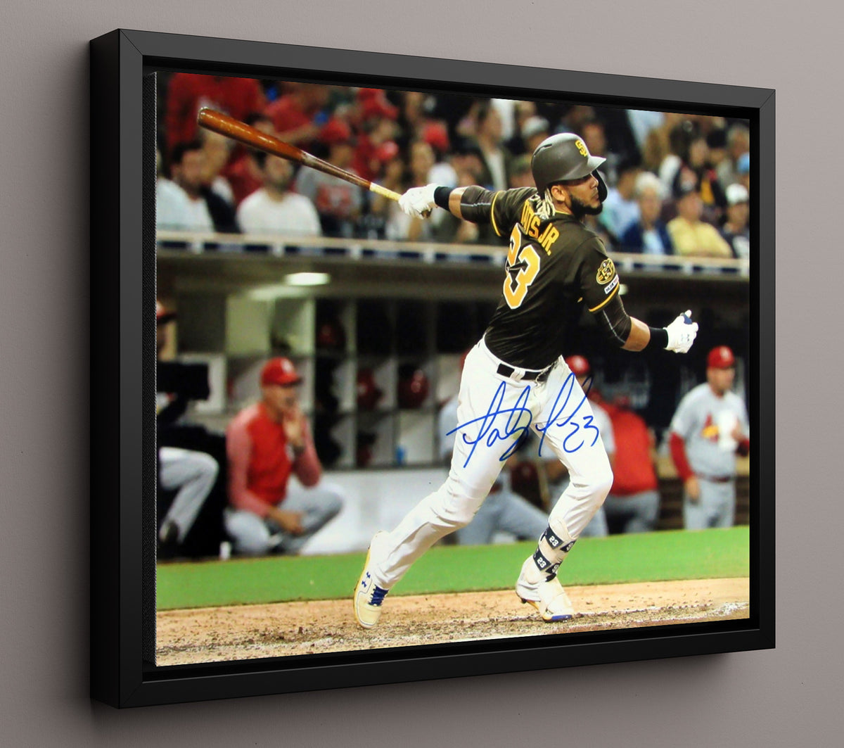 Padres - Batting 8x10 Framed Canvas baseball wall art