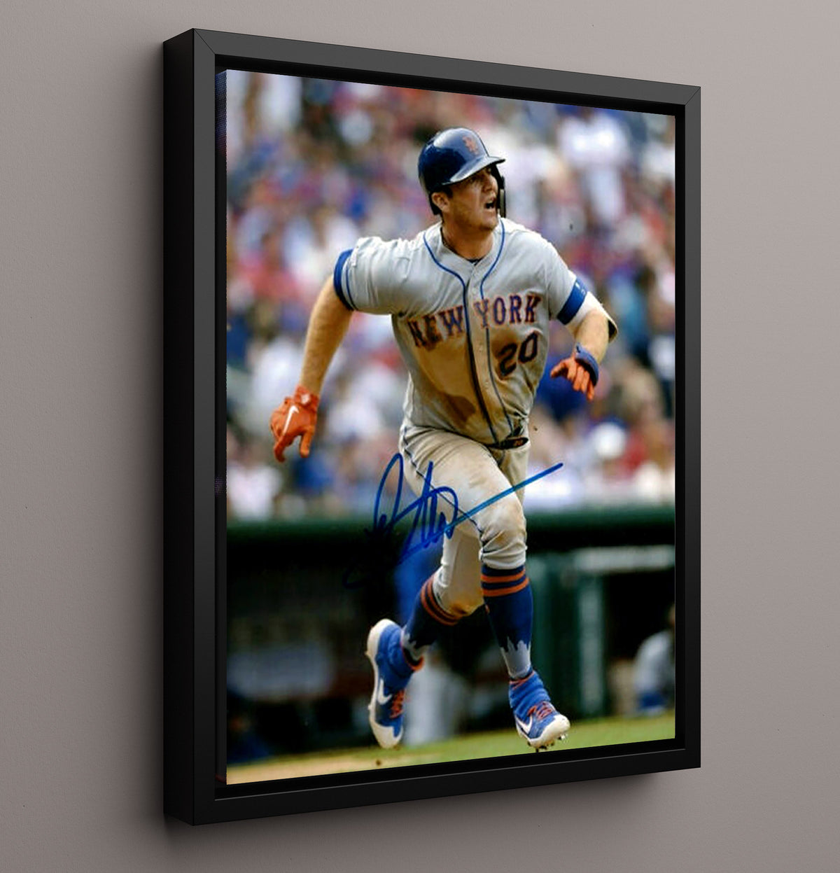 Pete Alonso - New York Baseball Long Drive Power 8x10 Framed Canvas baseball wall art