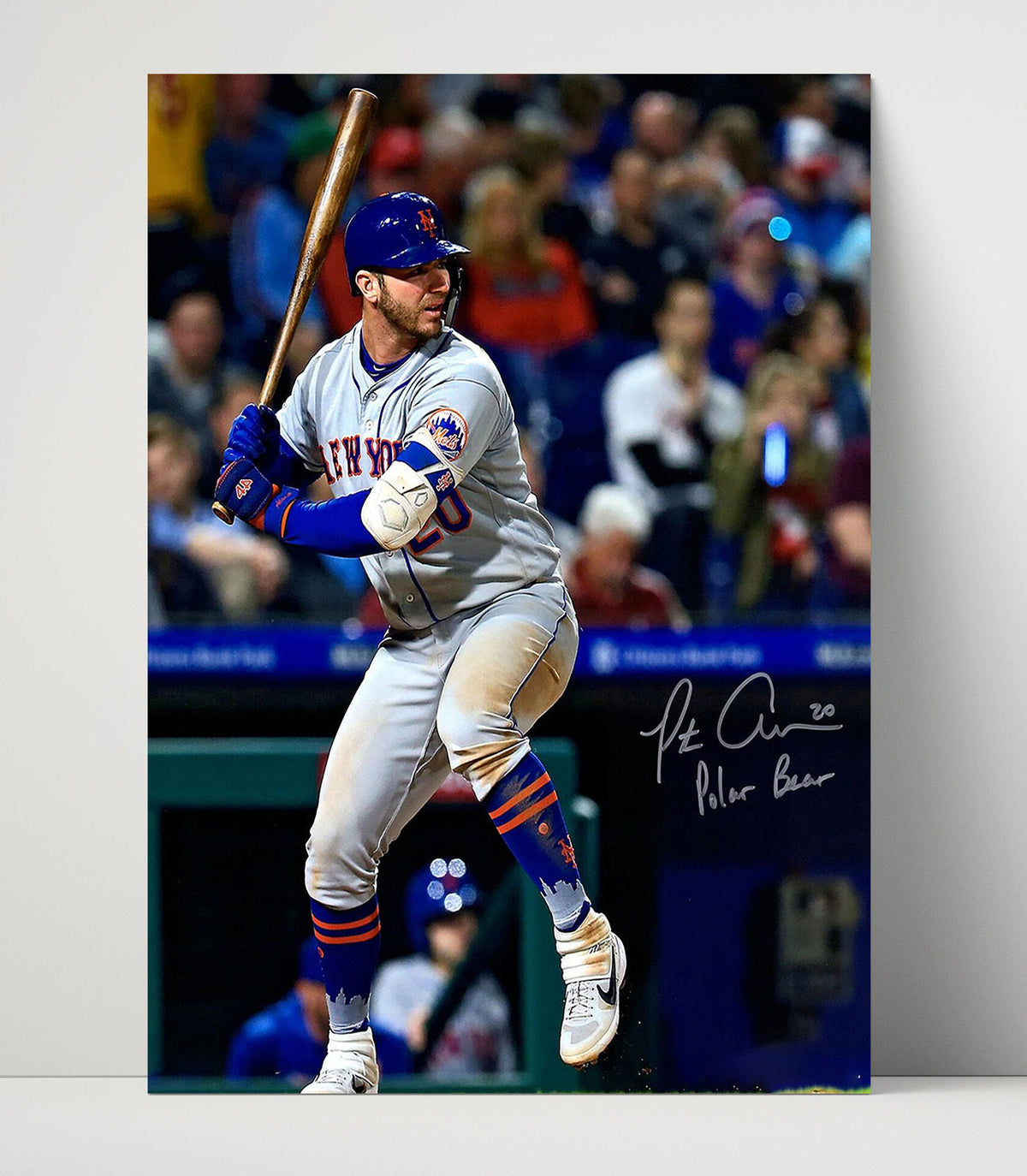 Pete Alonso – New York Legend at Bat Focus unframed baseball poster print