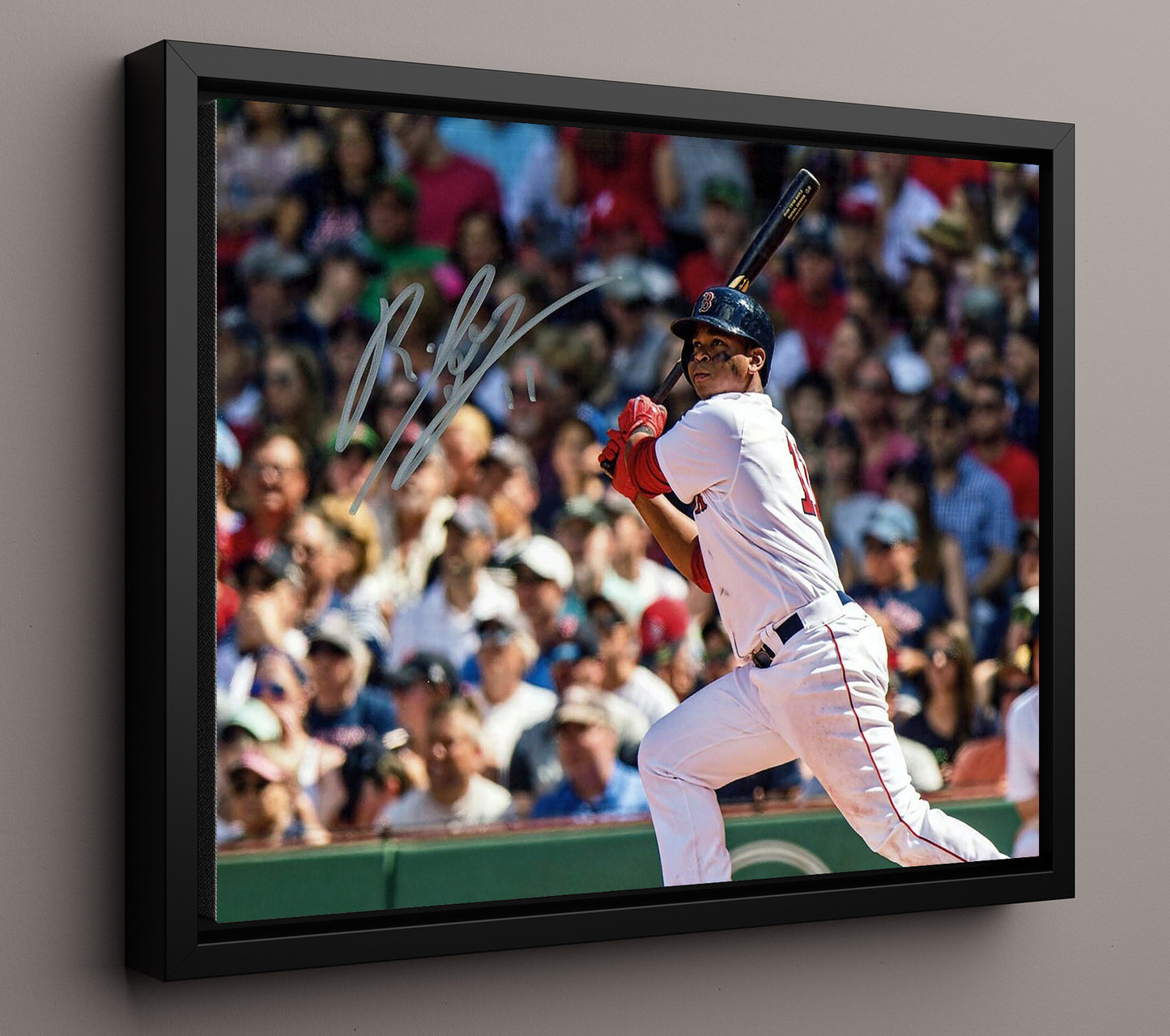 Rafael Devers - Batting Stance 8x10 Framed Canvas baseball wall art