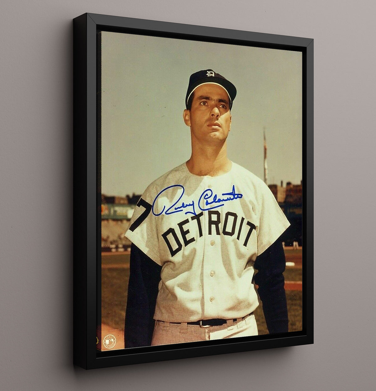 Rocky Colavito - Cleveland Legend Classic 8x10 Framed Canvas baseball wall art