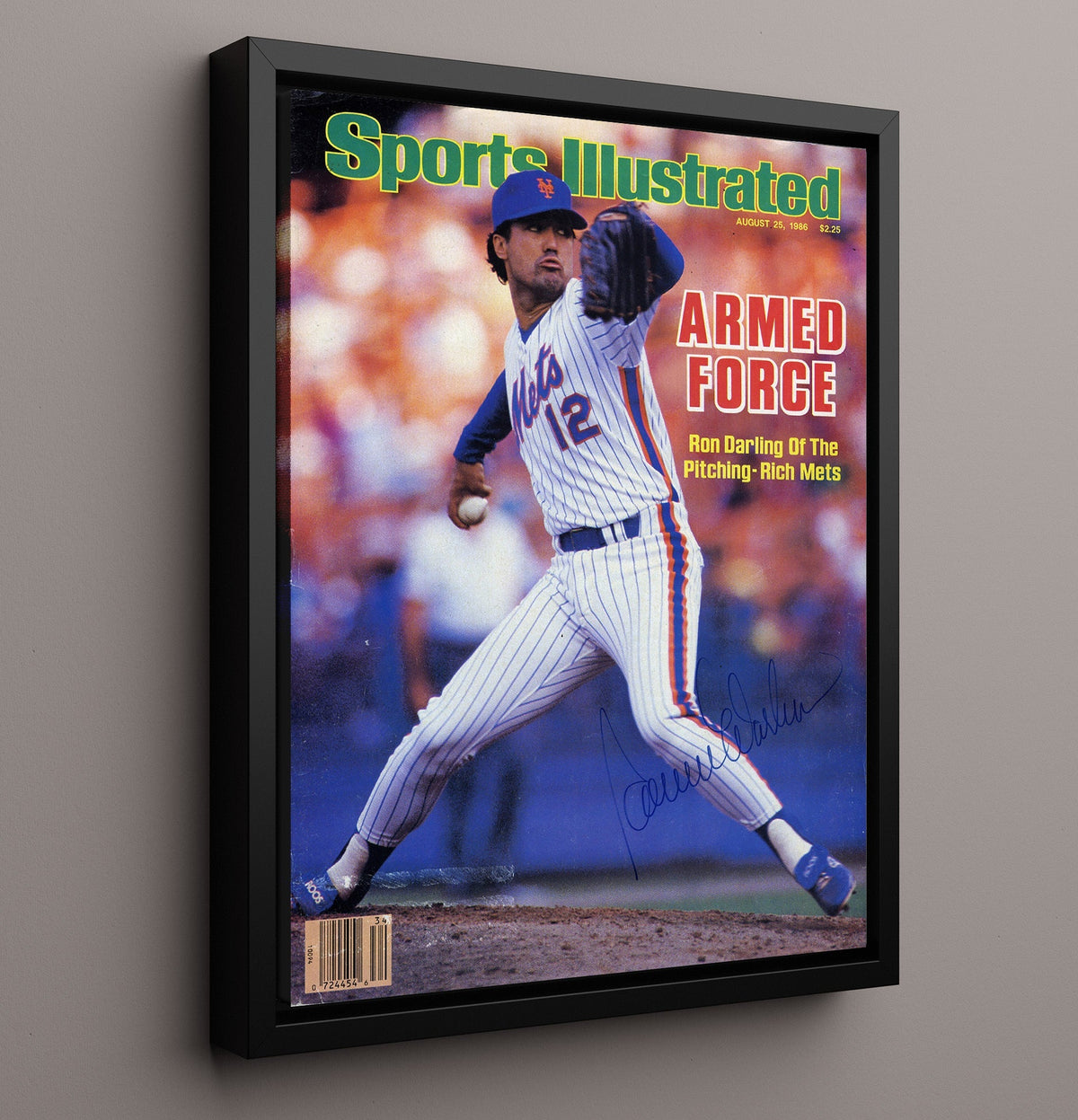 Ron Darling - 1986 SI Cover Armed Force New York Legend 8x10 Canvas baseball wall art