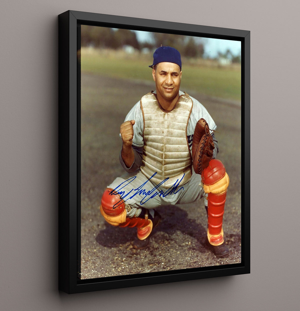 Roy Campanella - Brooklyn Legend Classic 8x10 Framed Canvas baseball wall art