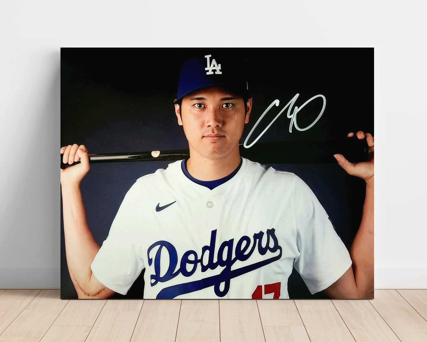 Shohei Ohtani - Dodgers Power Pose Baseball Wall Art 16x20 Unframed Print wall art print – Baseball Wall Art decor
