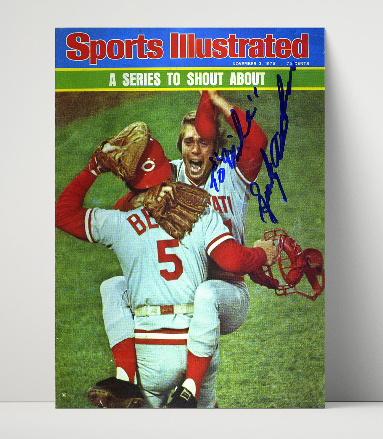 Sparky Anderson - Series Celebration Signed SI Cover Spotlight Baseball Wall Art 16x20 Unframed Print wall art print – Baseball Wall Art decor