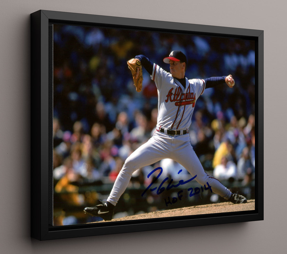 Tom Glavine - Braves Hall of Fame Pitching 8x10 Framed Canvas baseball wall art