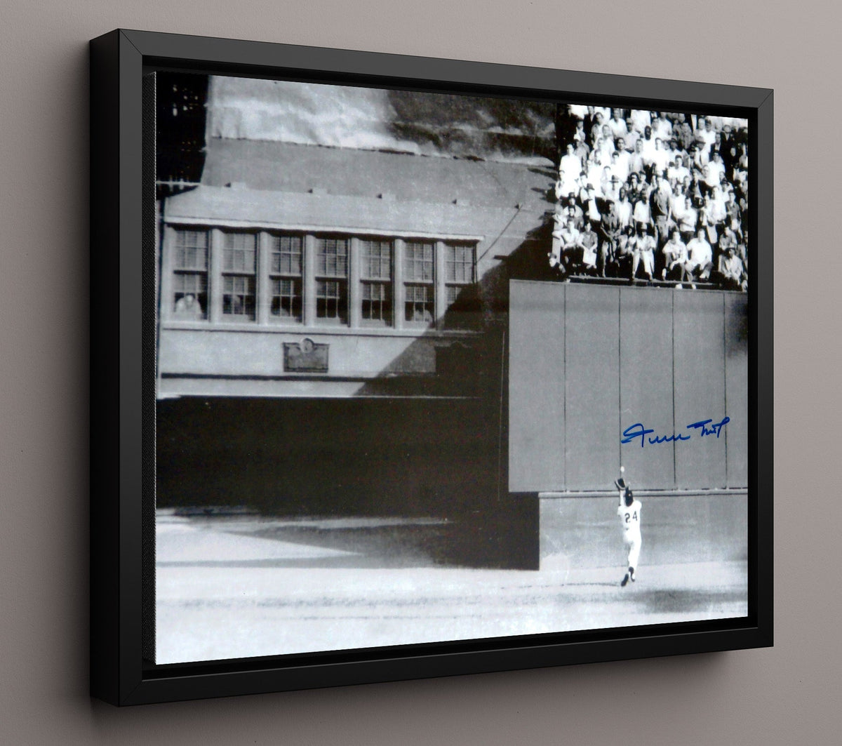 Willie Mays - The Catch at Polo Grounds 8x10 Canvas baseball wall art