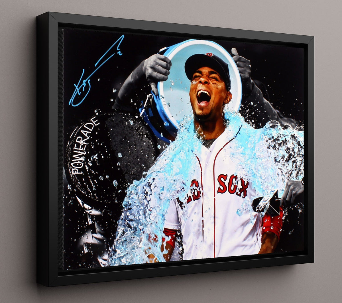 Xander Bogaerts - Powerade Bath 8x10 Canvas baseball wall art