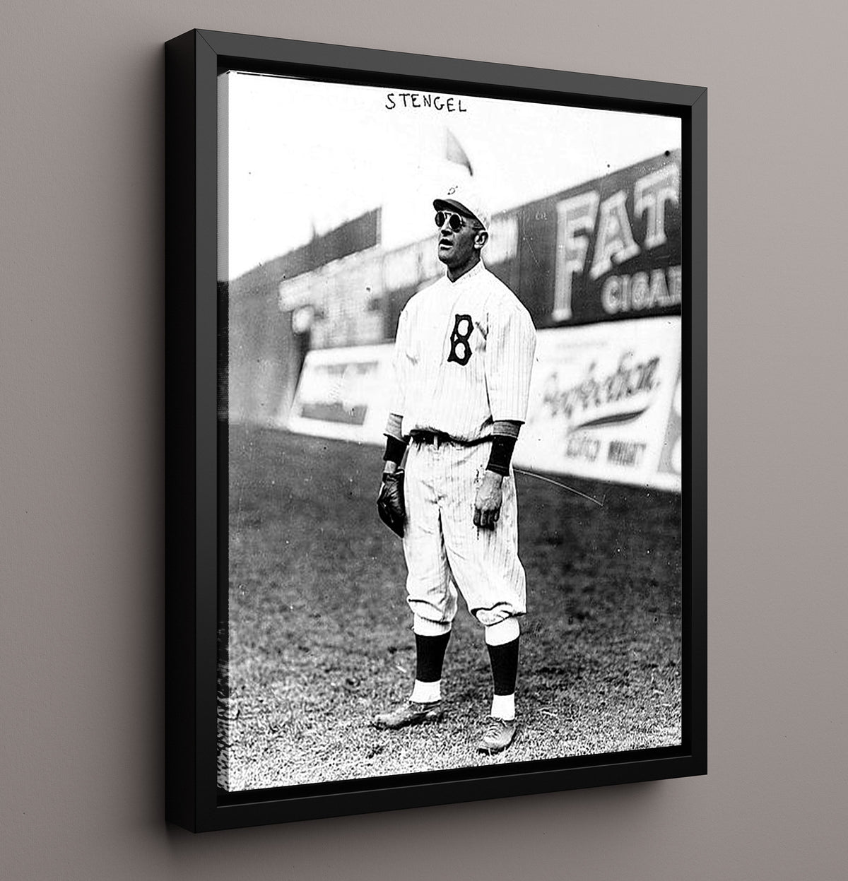 Casey Stengel - Vintage Photo 8x10 Framed Canvas baseball wall art