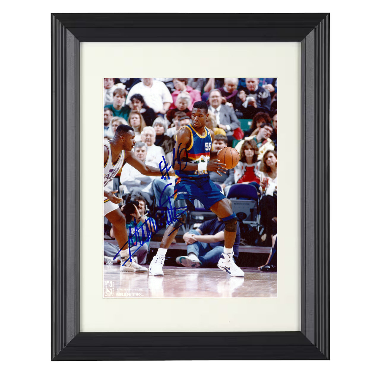 Dikembe Mutombo - Denver Defensive Anchor Post Control 8x10 framed basketball wall art
