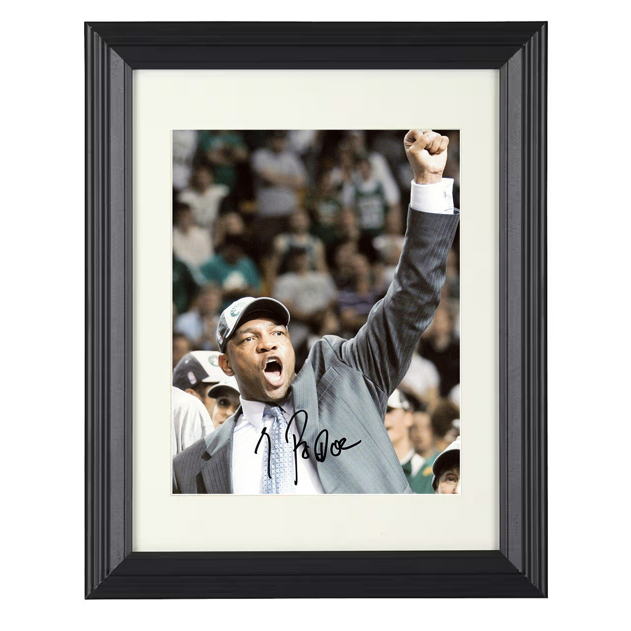 Doc Rivers - Championship Clinch Celebration 8x10 framed basketball wall art