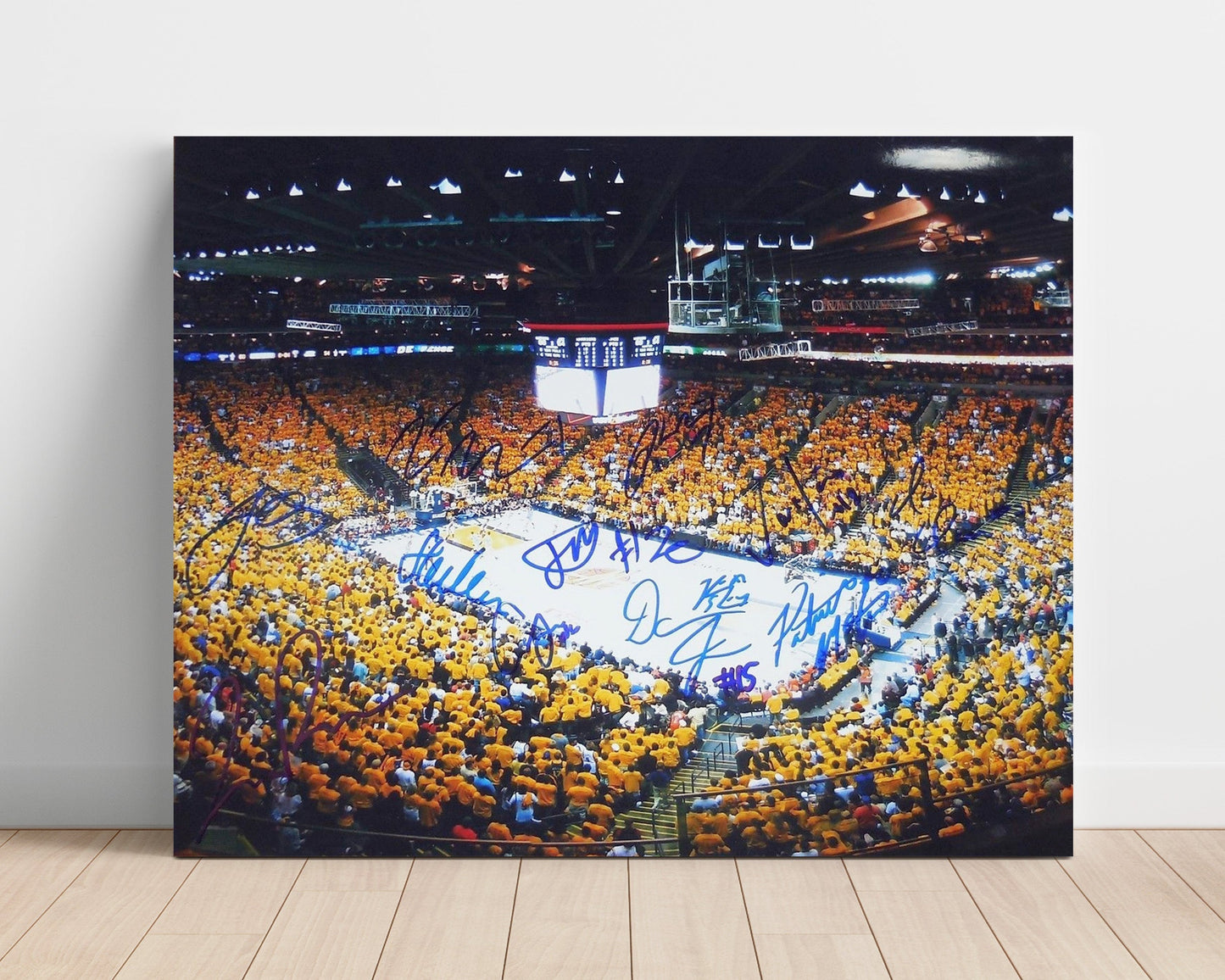 Warriors – 2017 Playoff Run Strength in Numbers - Basketball Wall Art