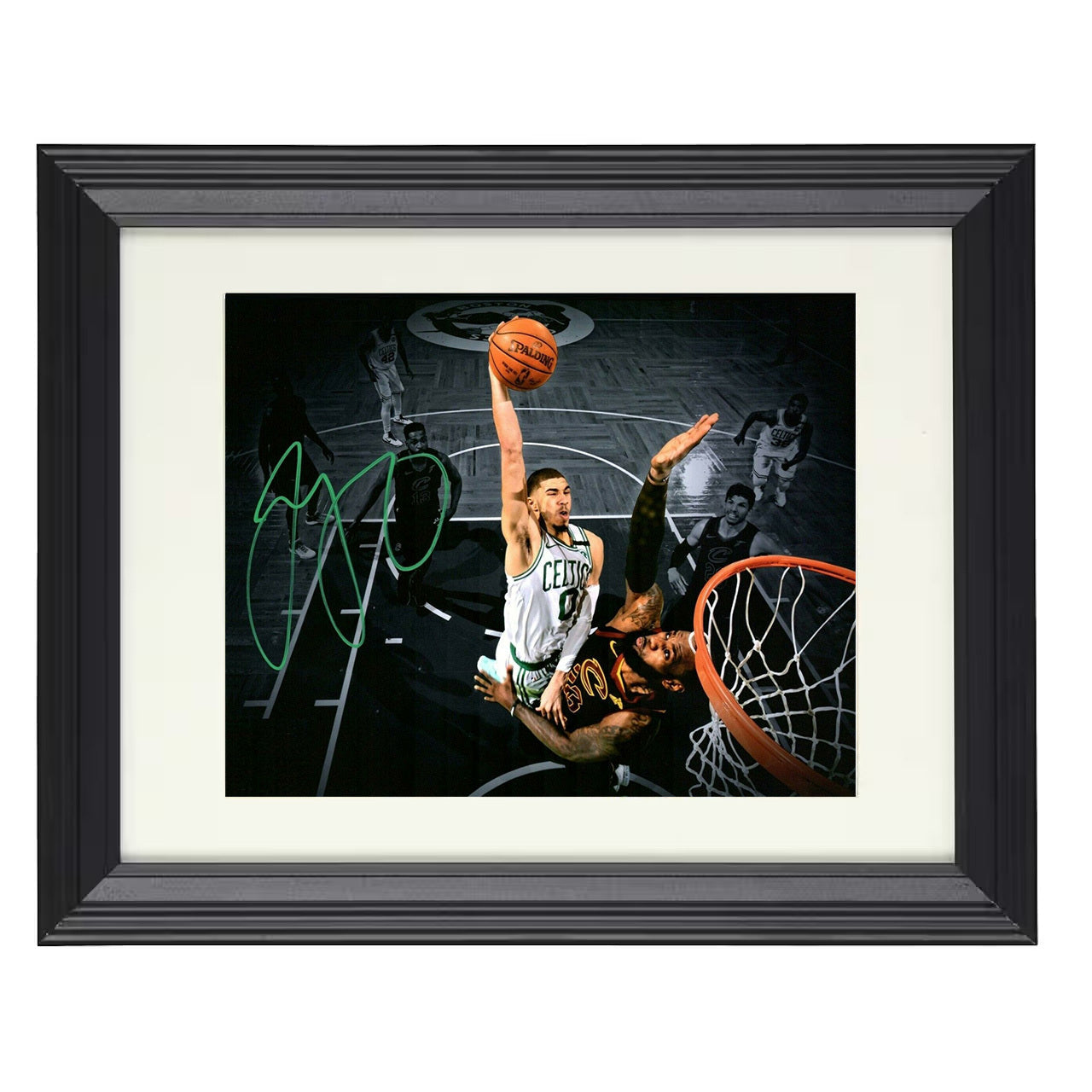 Jayson Tatum - Celtics Rising Star Dunk 8x10 framed basketball wall art