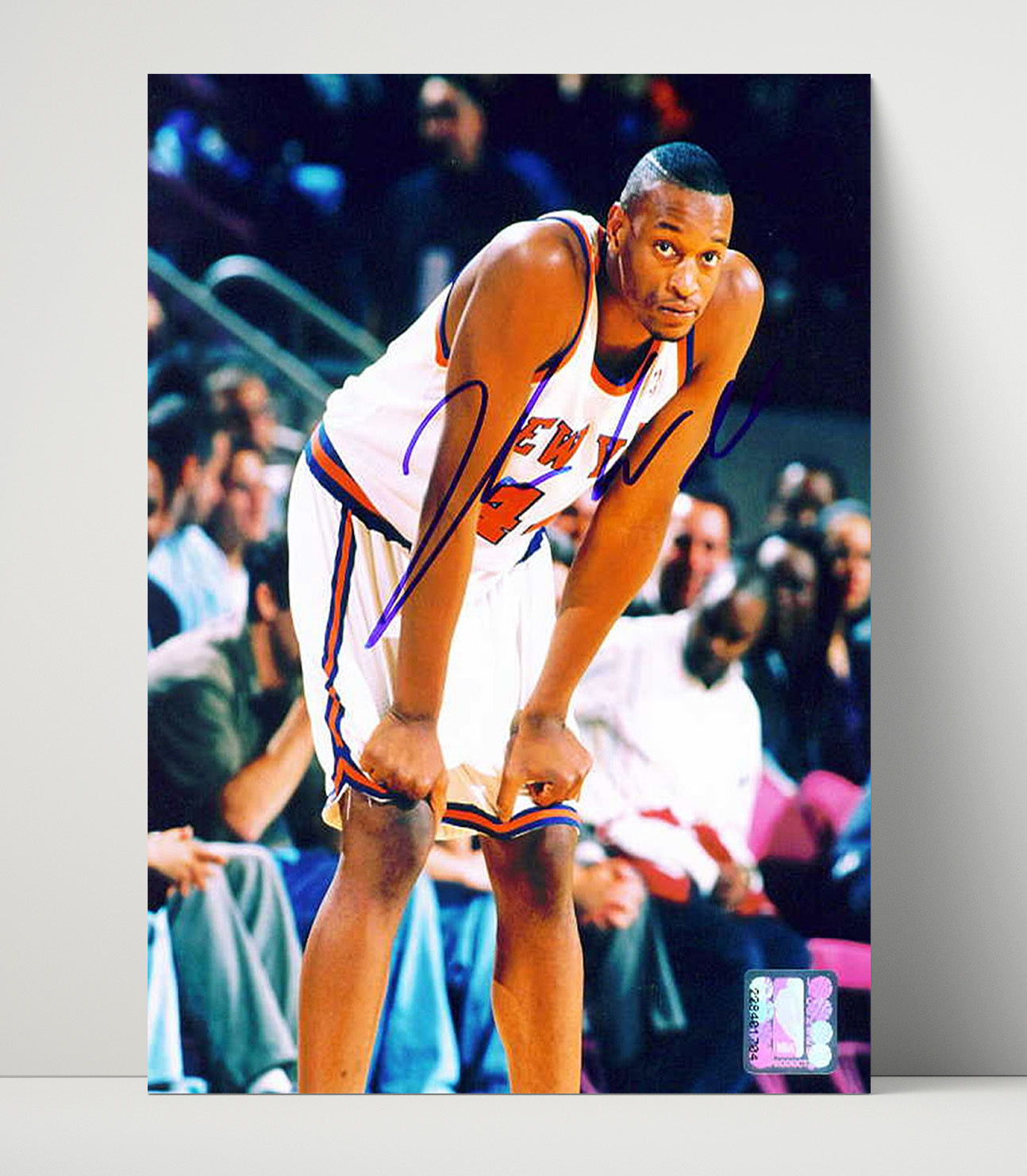 John Wallace – New York Courtside Grit Stance - Basketball Wall Art
