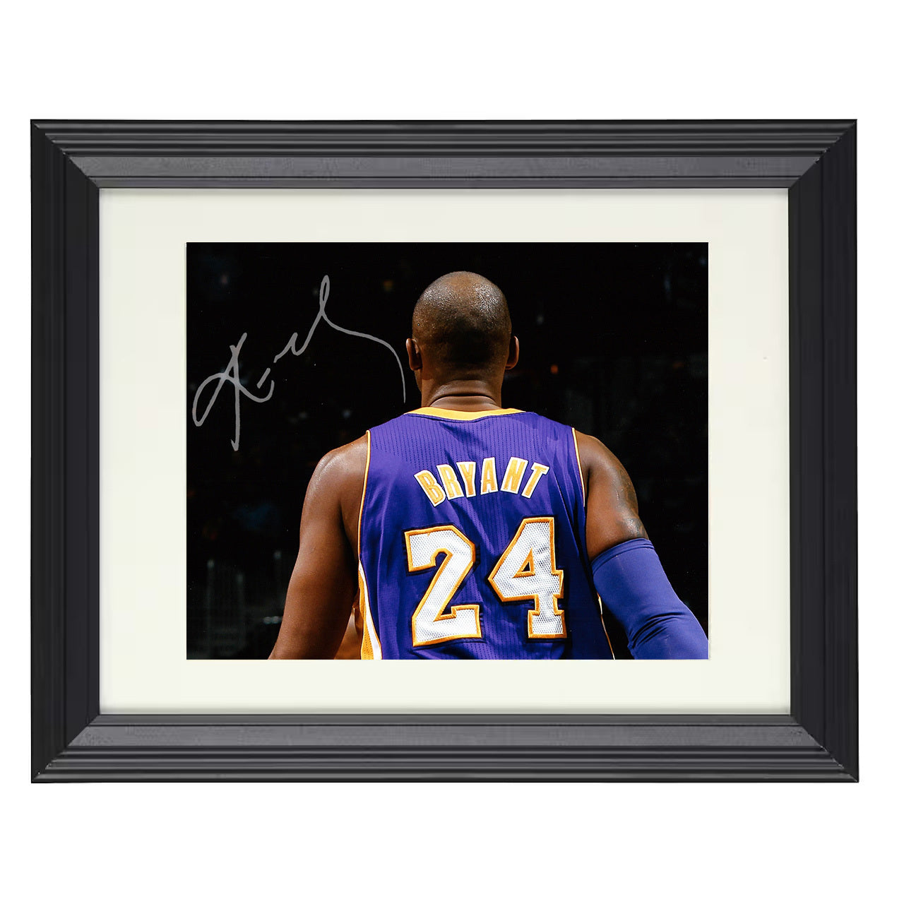 Kobe Bryant - Lakers No 24 Legacy Back View 8x10 framed basketball wall art
