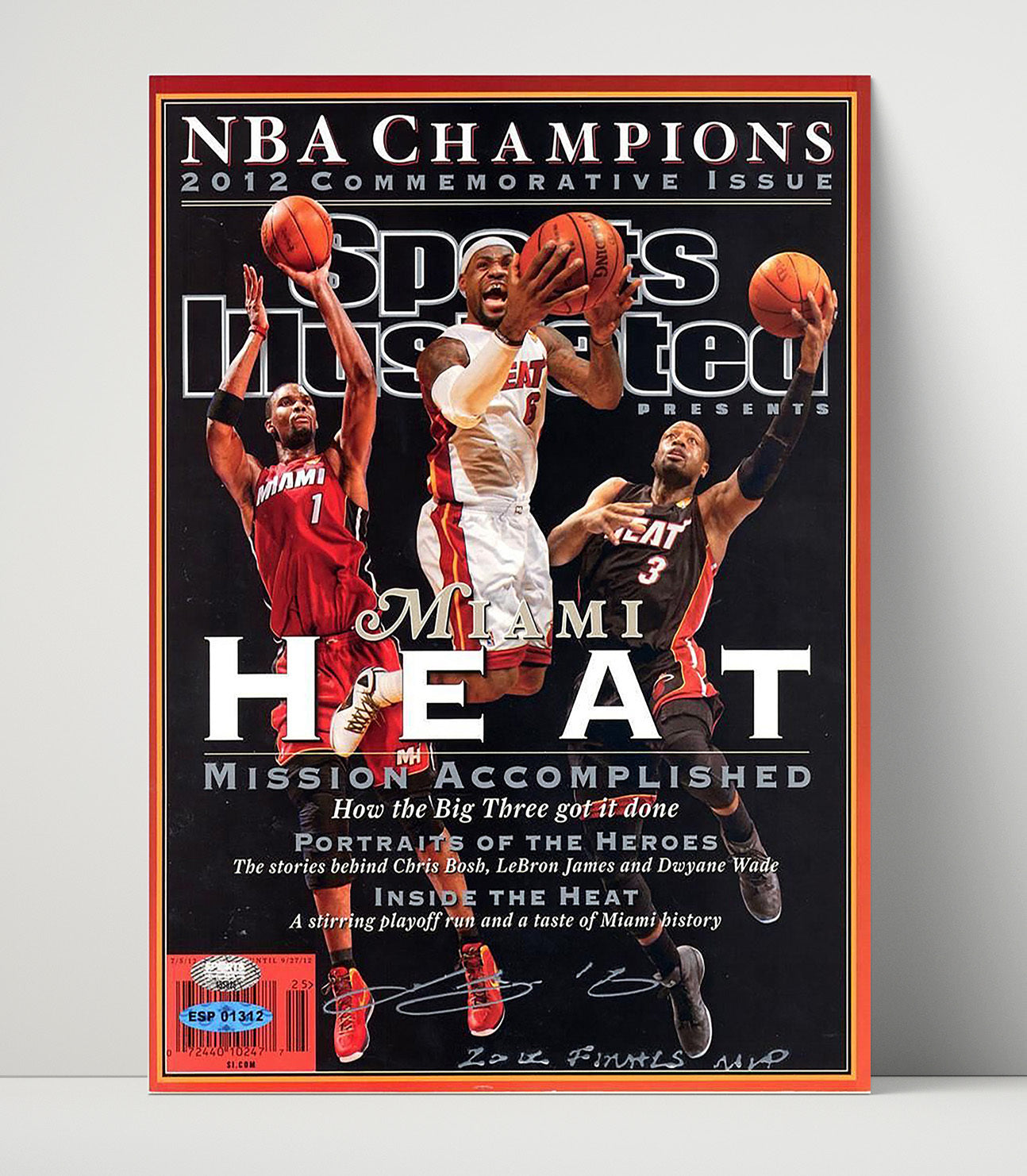 LeBron James – Miami Championship Commemorative 2012 SI - Basketball Wall Art