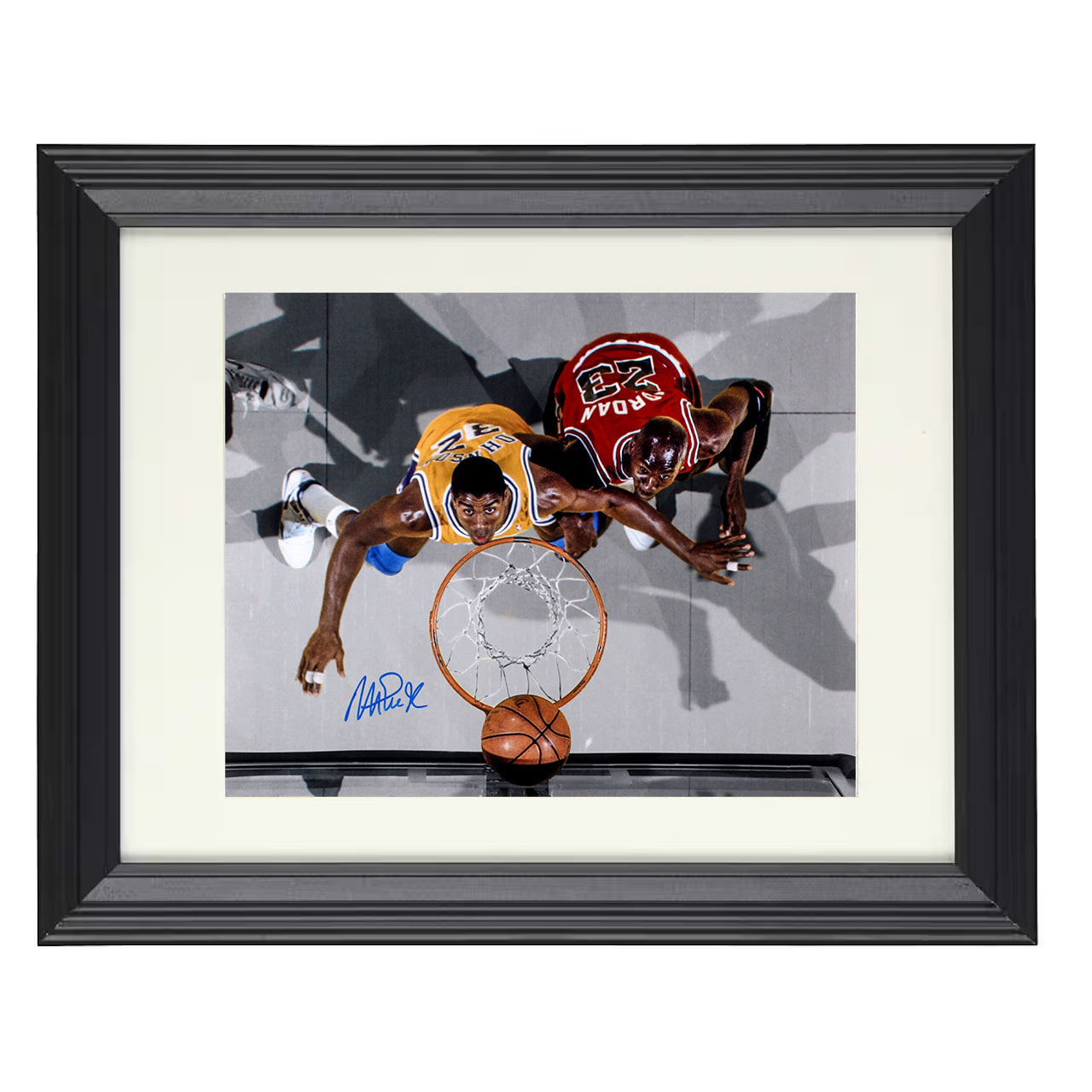 Magic Johnson - Showtime Rebound Hustle 8x10 framed basketball wall art