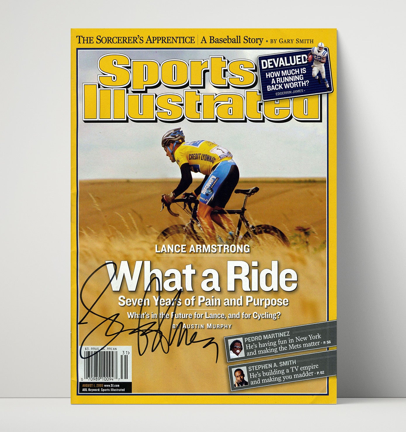 Lance Armstrong 2005 SI What A Ride Cover 16x20 Unframed Print cycling wall art print – Cycling Wall Art decor