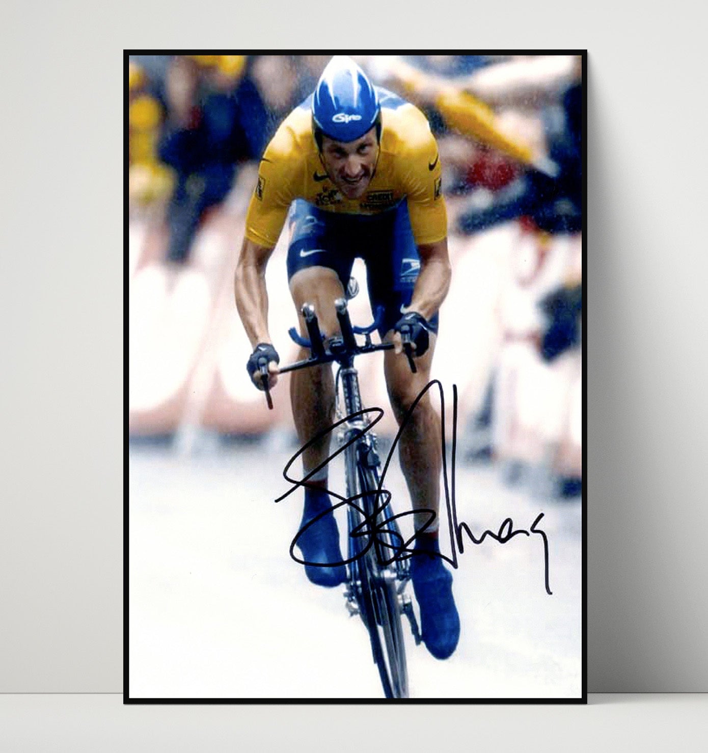 Lance Armstrong Tour Time Trial Action 16x20 Unframed Print cycling wall art print – Cycling Wall Art decor