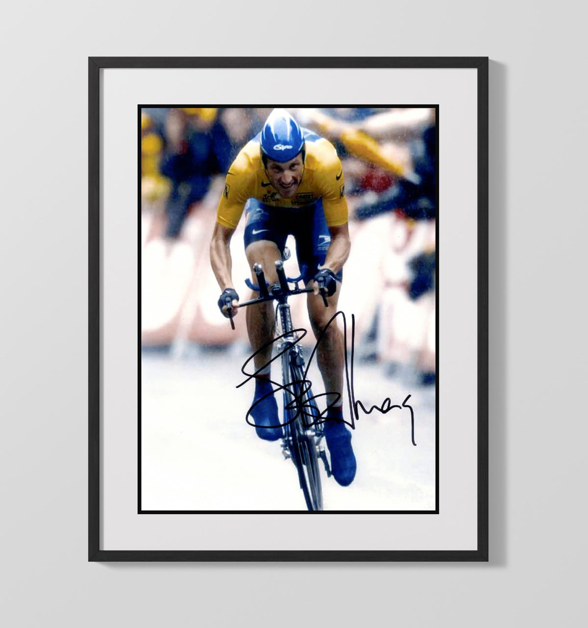 Lance Armstrong Tour Time Trial Action 16x20 Unframed Print cycling wall art