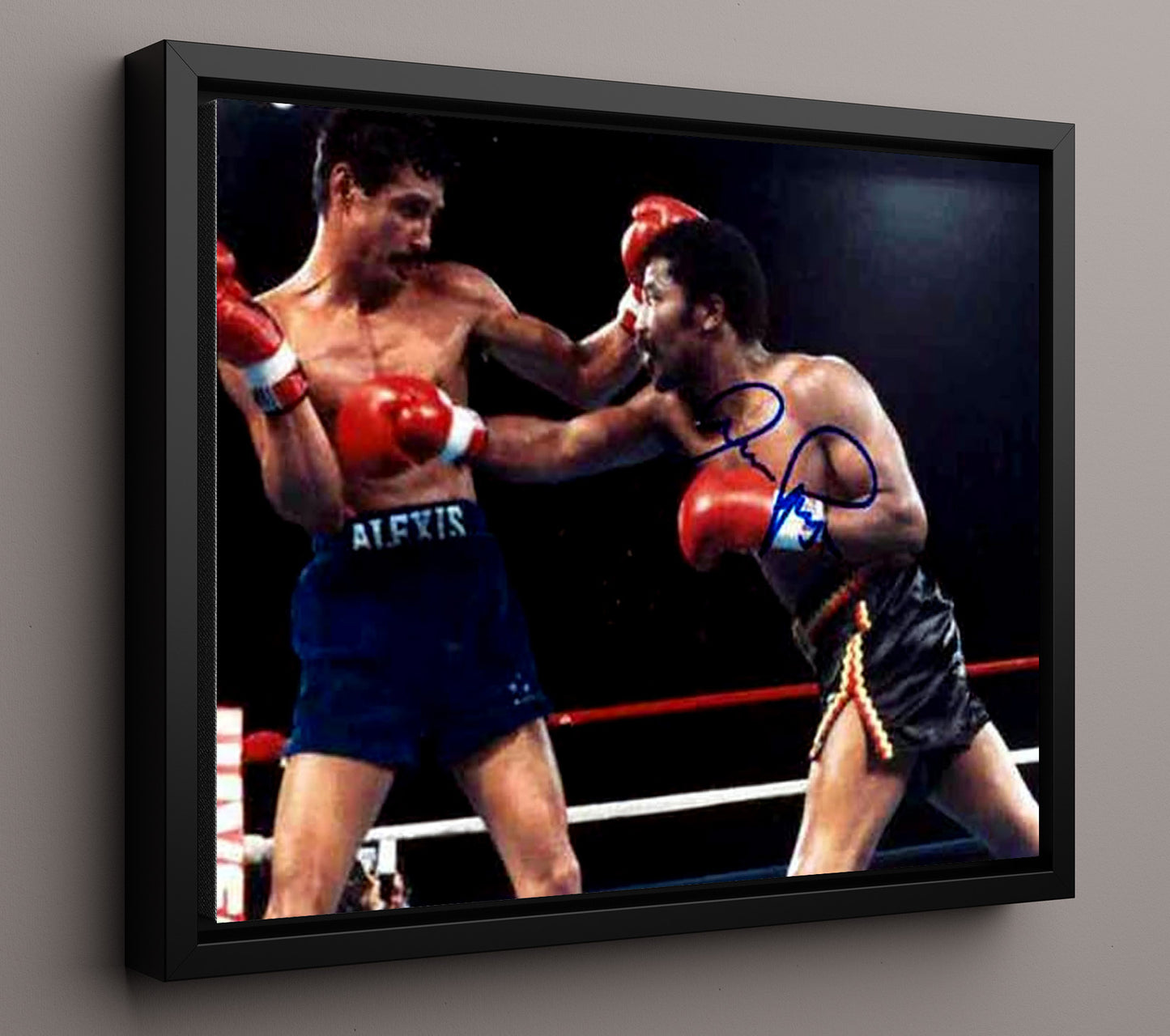 Aaron Pryor and Alexis Arguello Championship Showdown 20x24 Canvas boxing wall art