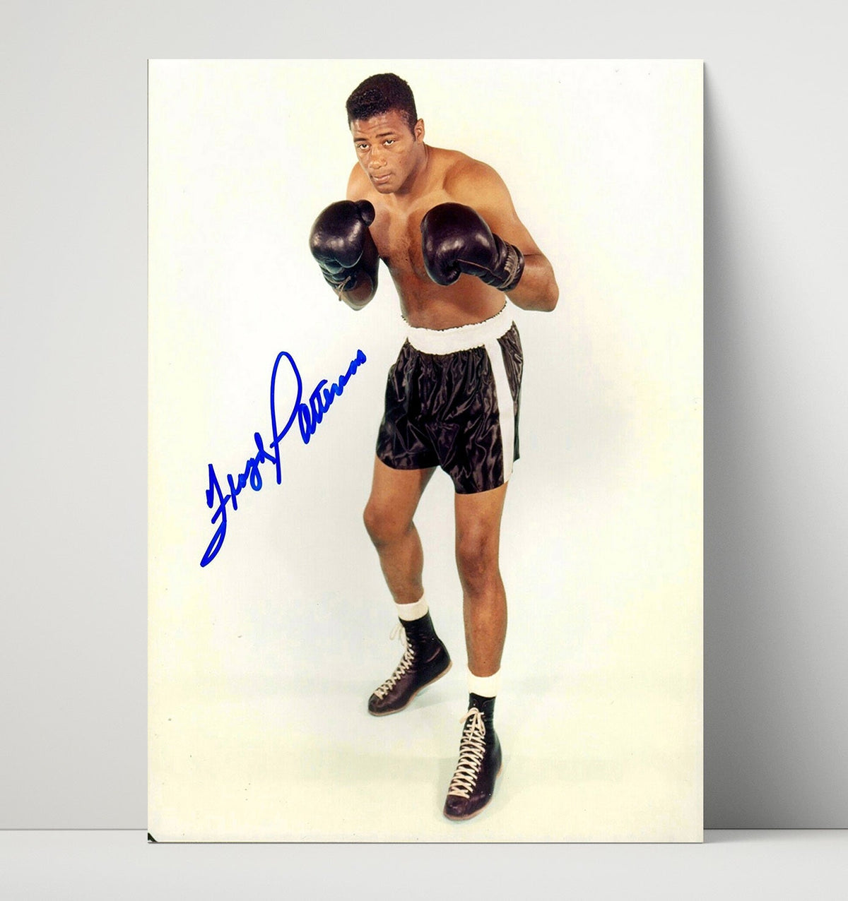 Floyd Patterson – Fighting Stance Classic Image unframed boxing poster print