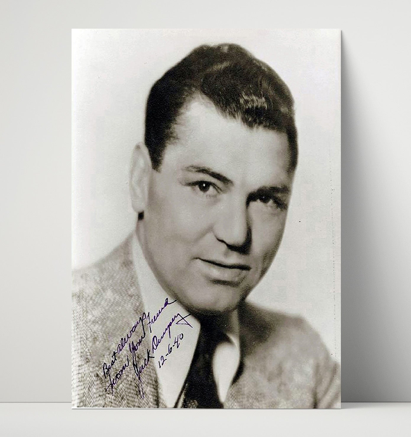 Jack Dempsey – Classic Image unframed boxing poster print