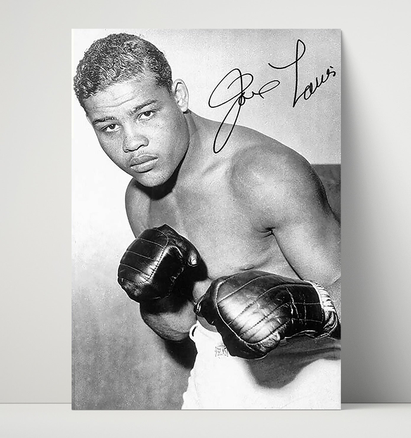 Joe Louis – Classic Fighting Stance unframed boxing poster print