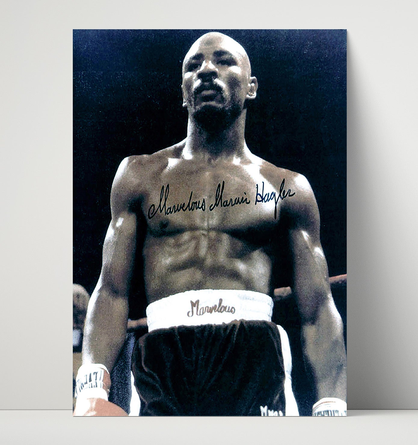 Marvelous Marvin Hagler – Classic Image unframed boxing poster print