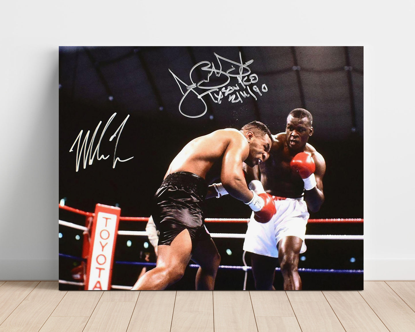 Mike Tyson and Buster Douglas – Shock the World unframed boxing poster print