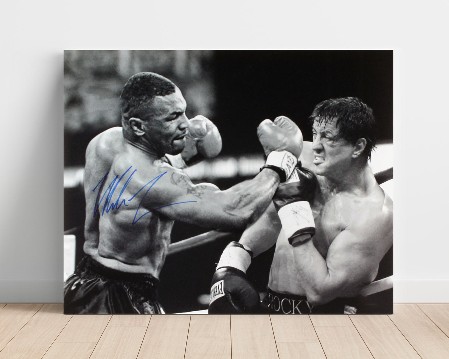 Mike Tyson and Rocky Balboa – Fantasy Fight Night unframed boxing poster print