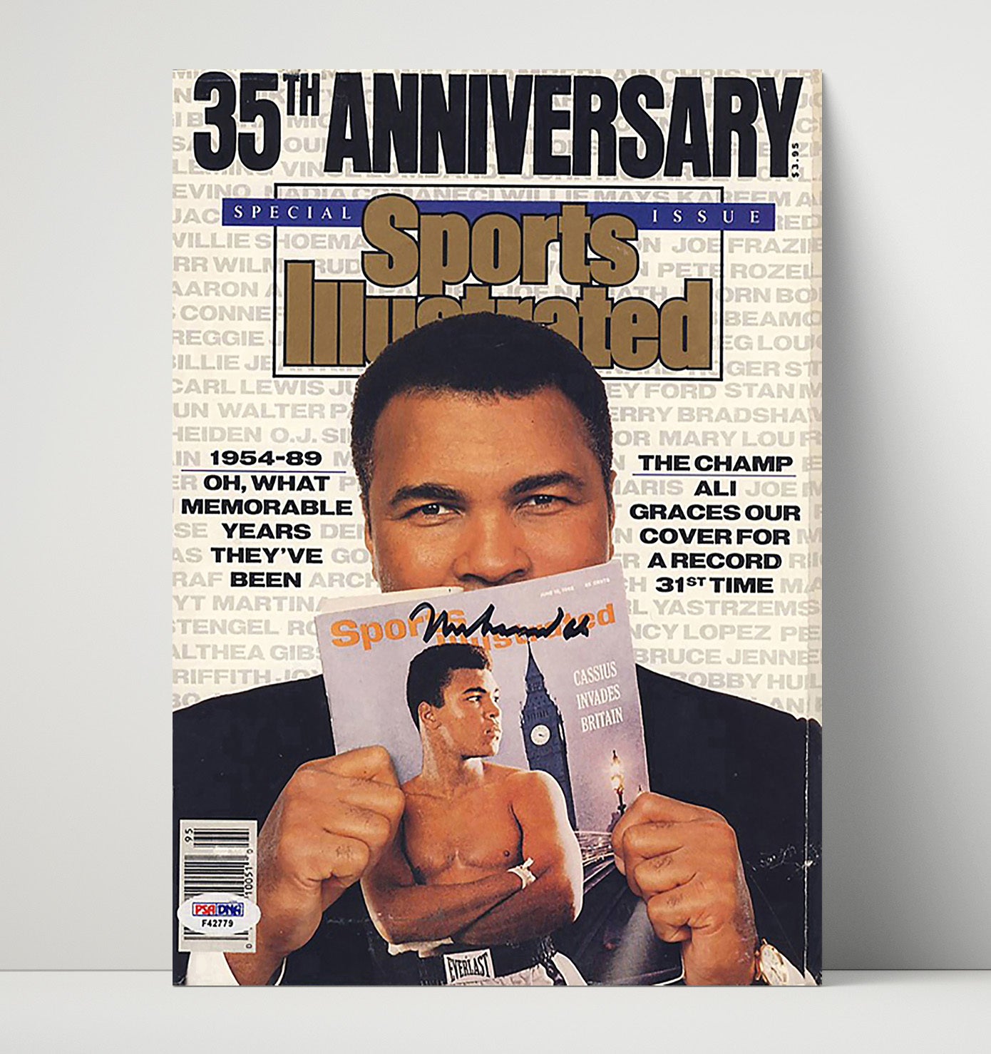 Muhammad Ali – 35th Anniversary SI unframed boxing poster print