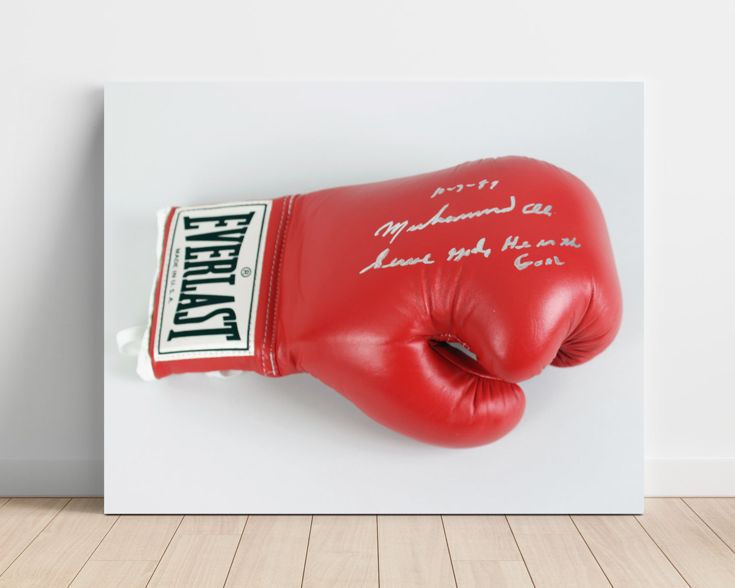 Muhammad Ali – Boxing Glove Tribute unframed boxing poster print