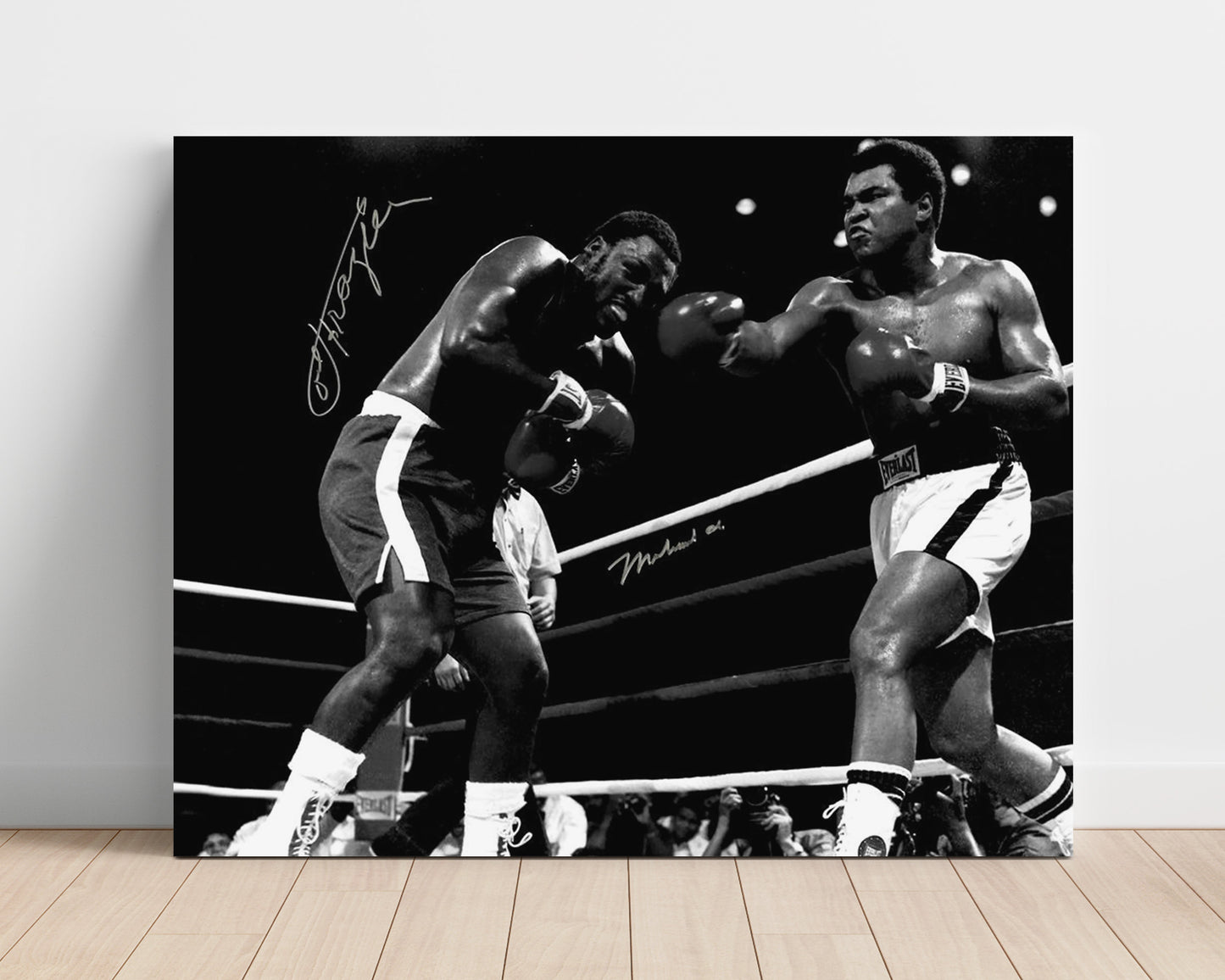 Muhammad Ali and Joe Frazier – Heavyweight Rivals unframed boxing poster print