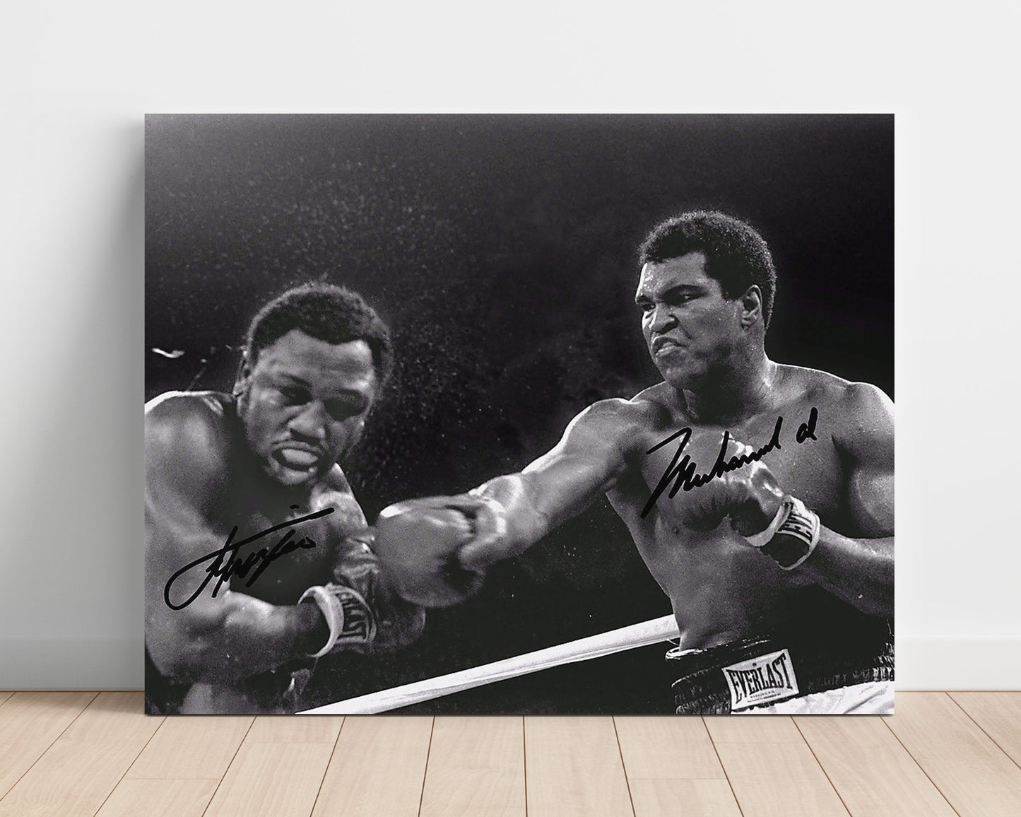 Muhammad Ali and Joe Frazier – Heavyweight Thunder unframed boxing poster print