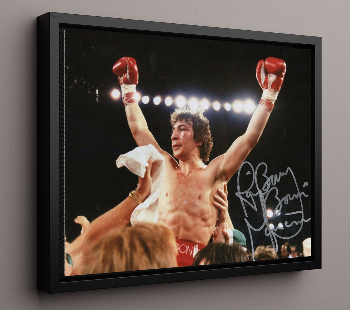 Ray Mancini Champion Portrait 20x24 Canvas boxing wall art