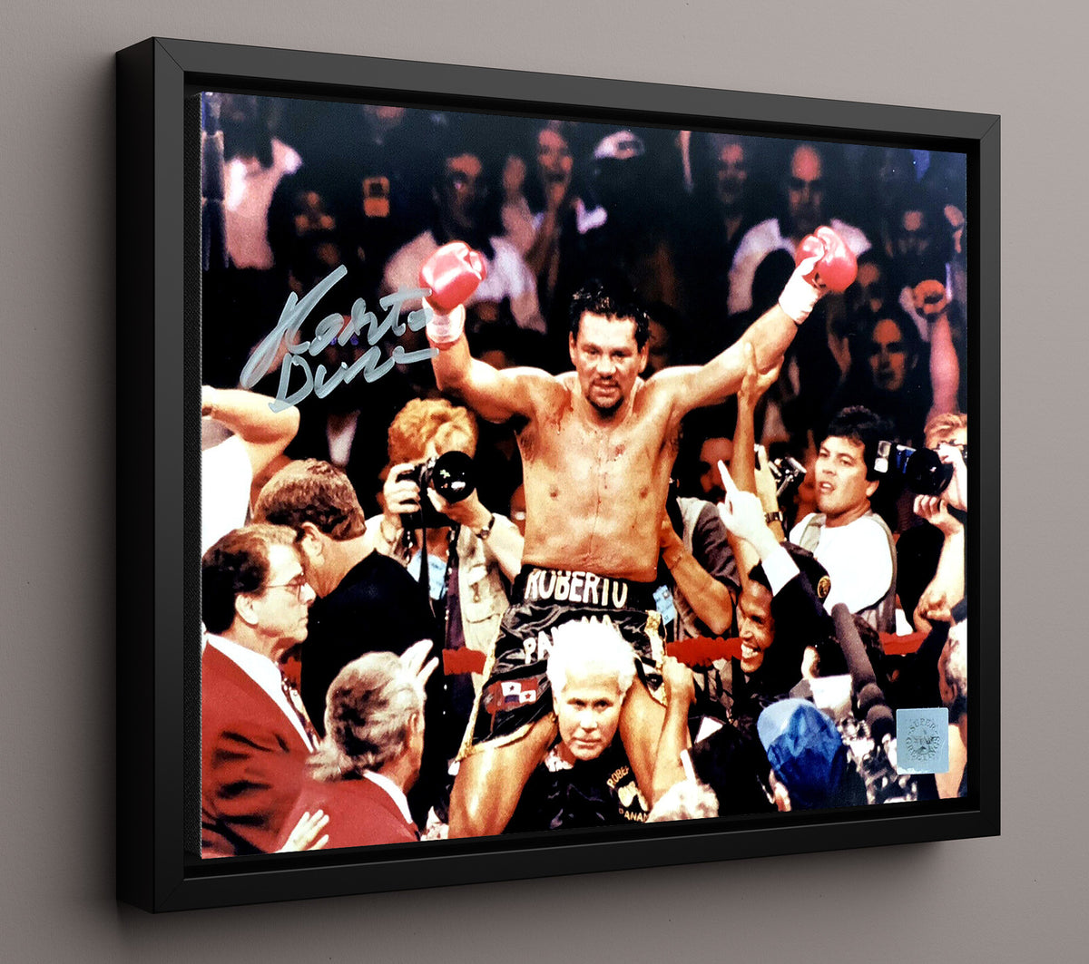Roberto Duran Hands of Stone Triumph 20x24 Canvas boxing wall art