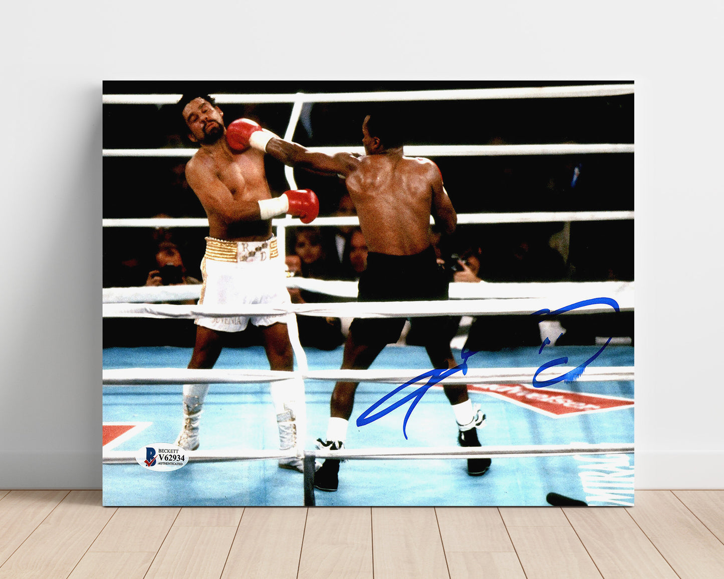 Sugar Ray Leonard and Roberto Duran – Championship Clash unframed boxing poster print