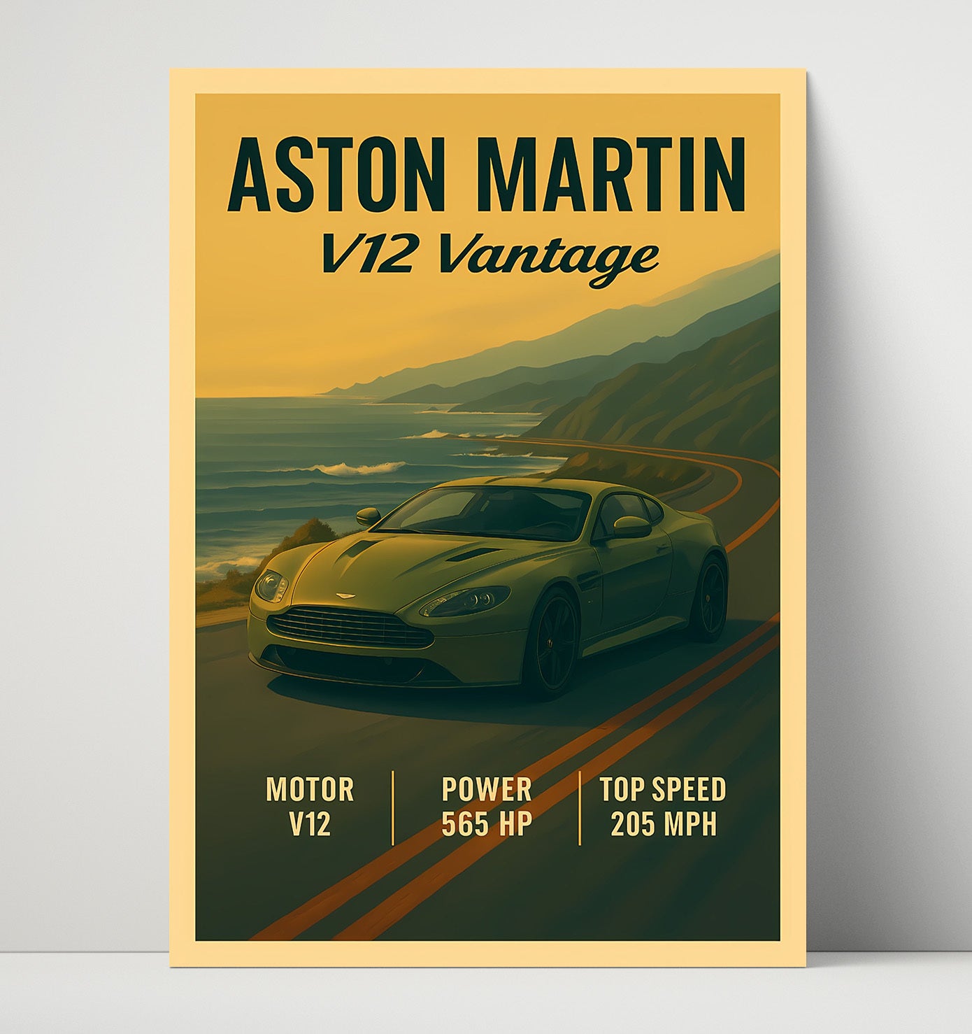 Acura NSX Twin Turbo Hybrid Vintage 16x20 Unframed Print automotive wall art print – Automotive Wall Art decor