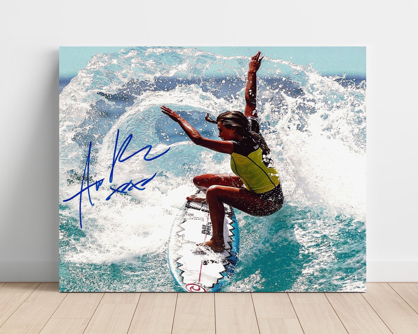 Alana Blanchard – Surfing Wave Ride unframed semi-gloss poster print