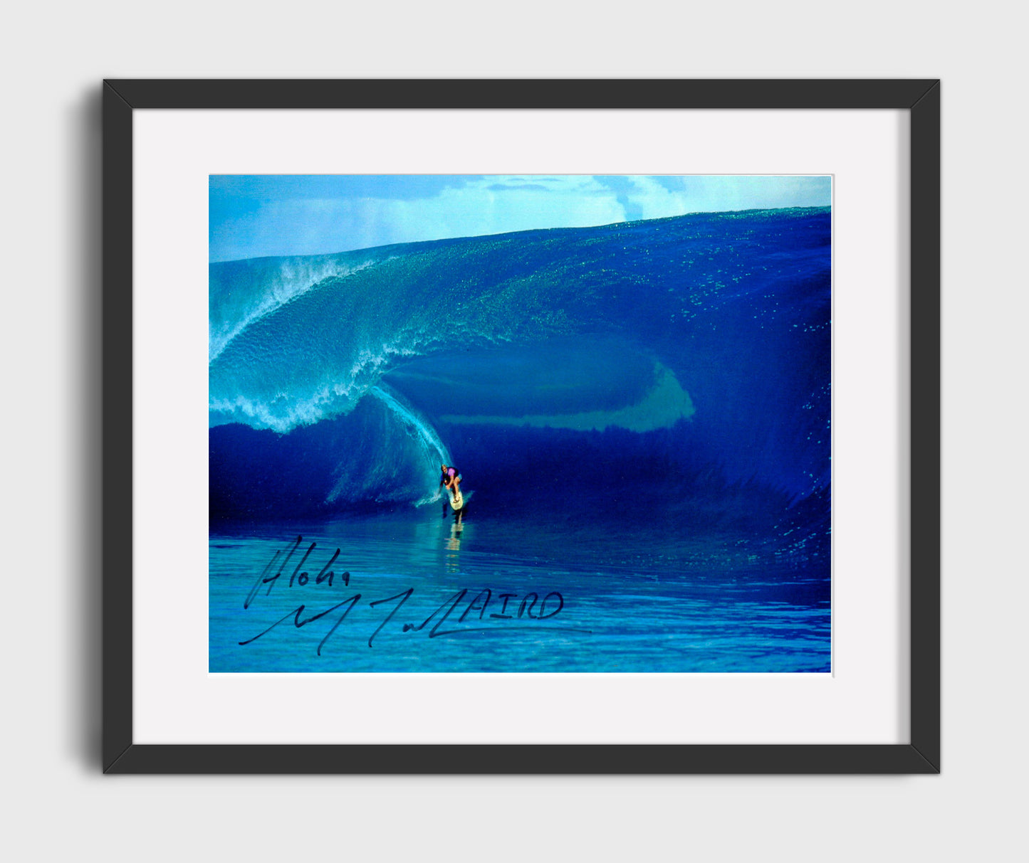 Laird Hamilton Big Wave Surfing Pipeline 16x20 Gallery Frame celebrity wall art