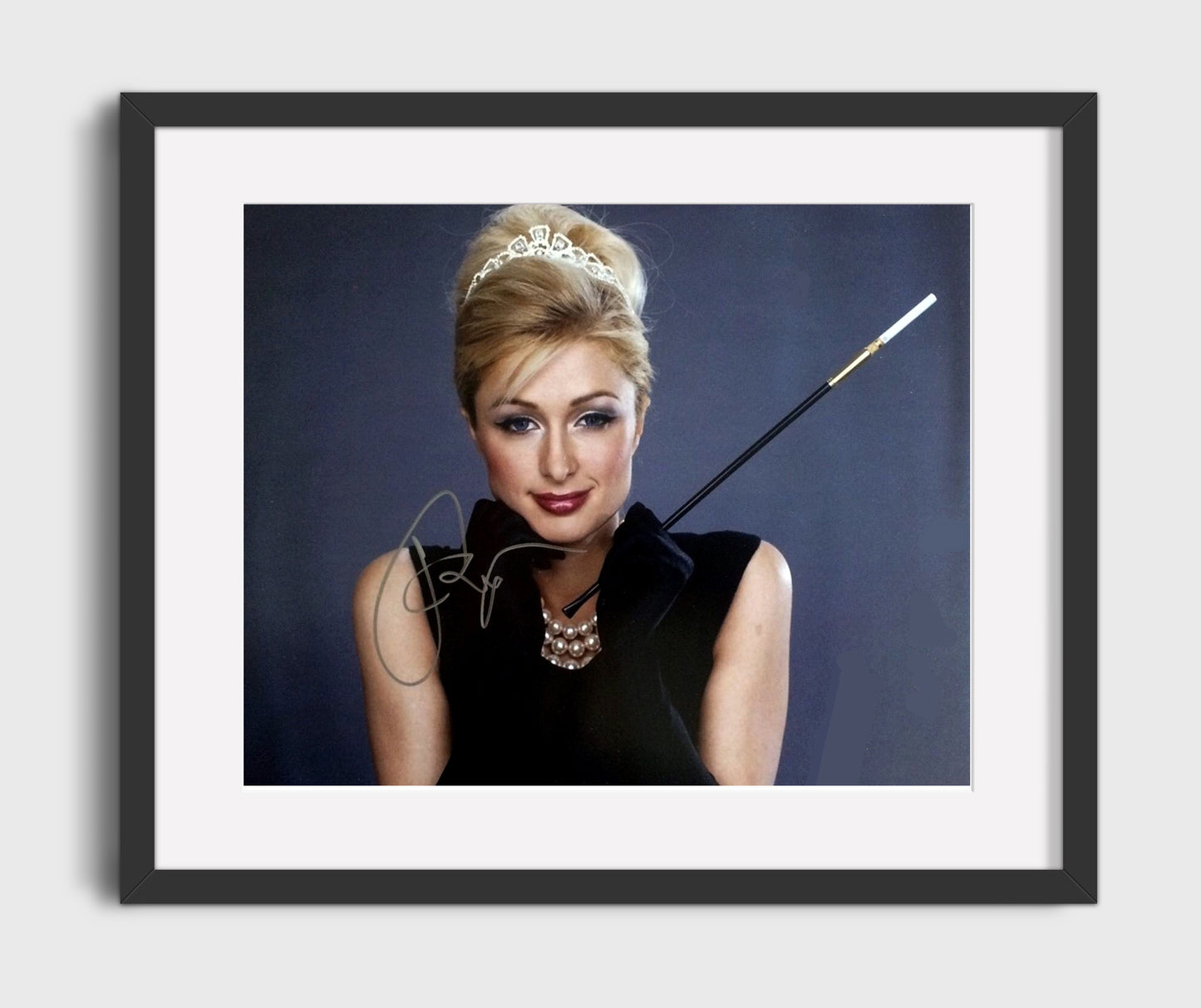 Paris Hilton Fashion Editorial Cigarette Pose 16x20 Gallery Frame celebrity wall art