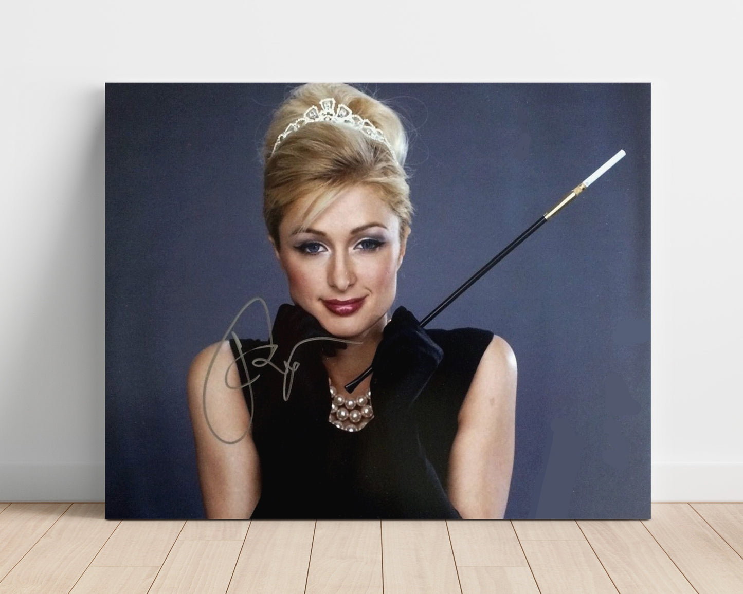 Paris Hilton – Cigarette Fashion Pose unframed semi-gloss poster print