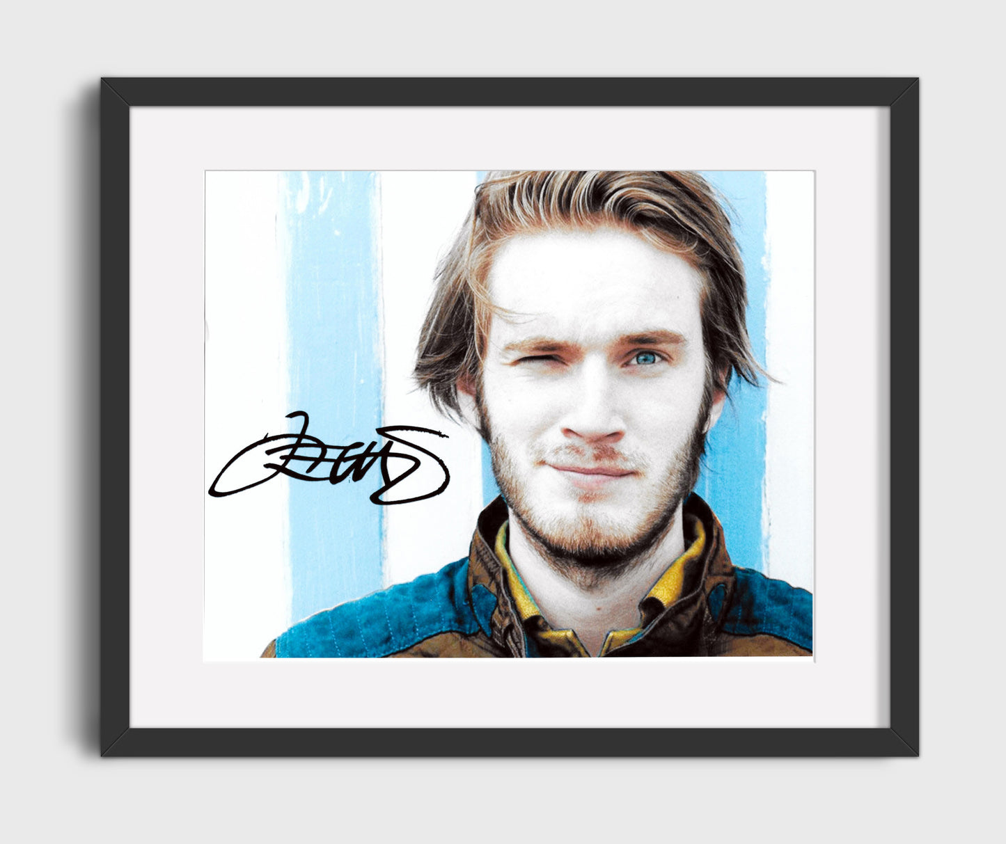PewDiePie YouTube Creator Studio Studio Photo 16x20 Gallery Frame celebrity wall art
