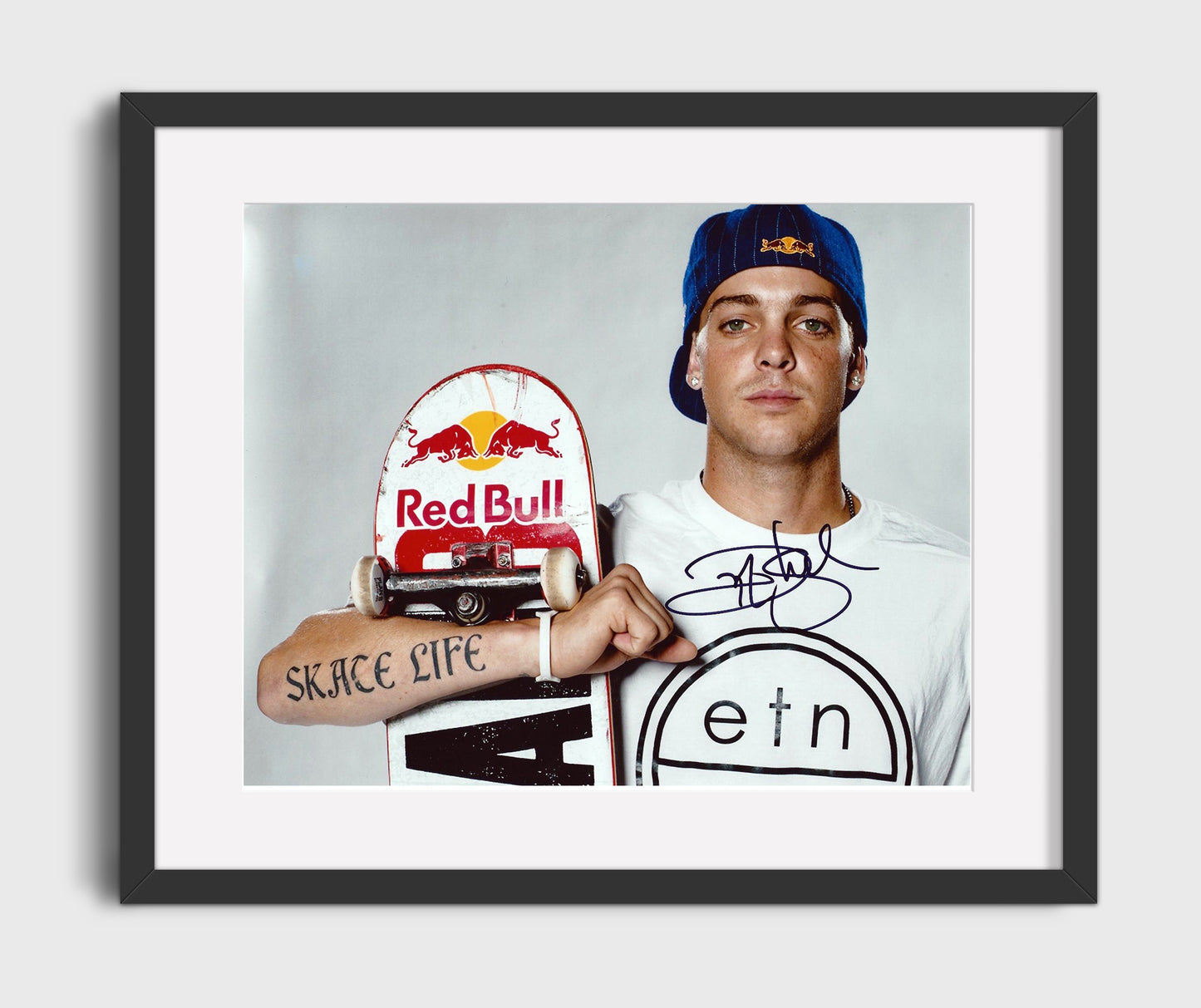 Ryan Sheckler Red Bull Skateboard Athlete Studio Pose 16x20 Gallery Frame celebrity wall art