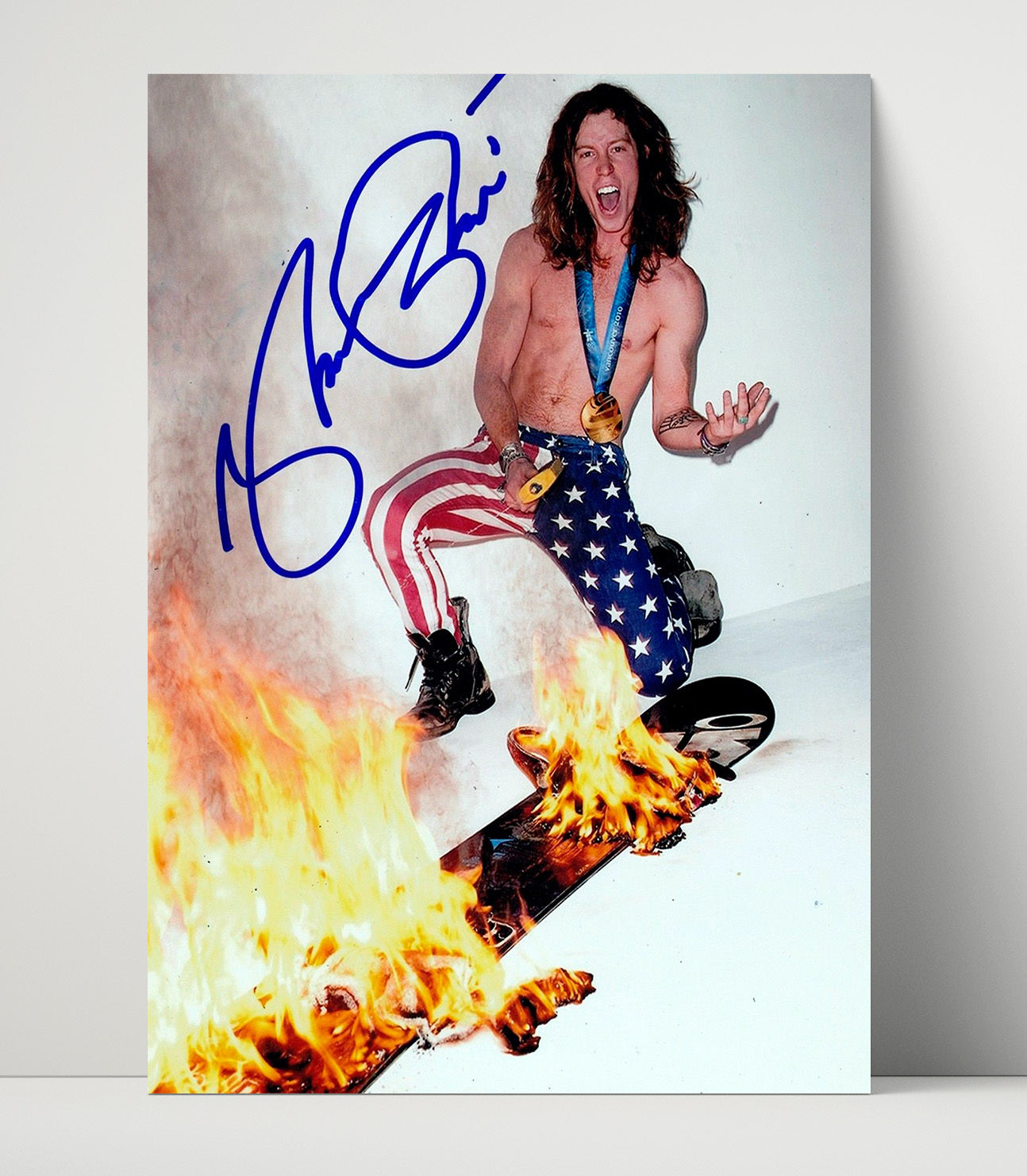 Shaun White – Olympic Snowboard Champion unframed semi-gloss poster print