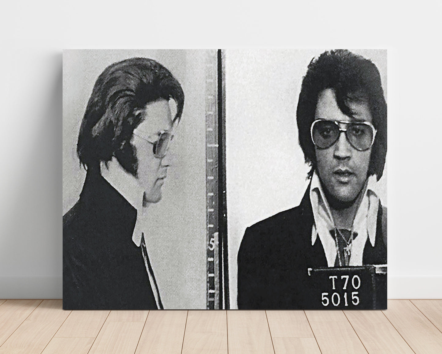 Elvis Presley Denver Police Department 1970 Landscape.jpg Mug Shot Print 16x20 Unframed Print mug shot wall art print