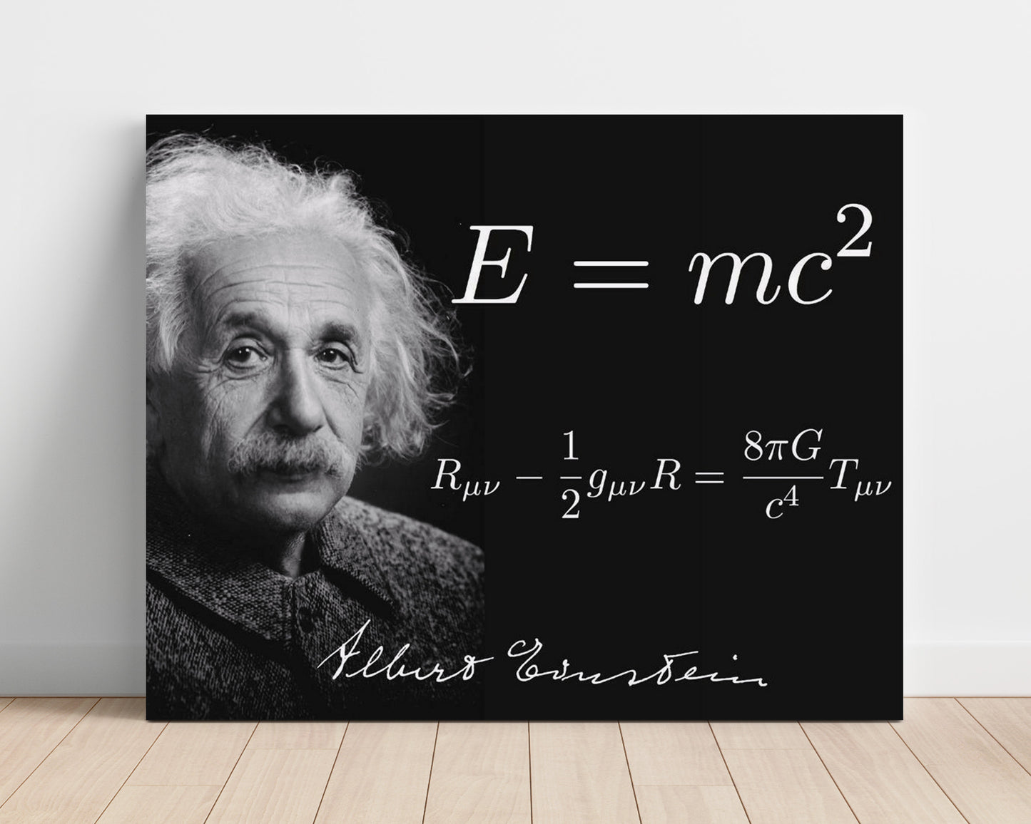 Albert Einstein Emc2 genius Quote Print 16x20 Unframed Print quote wall art print