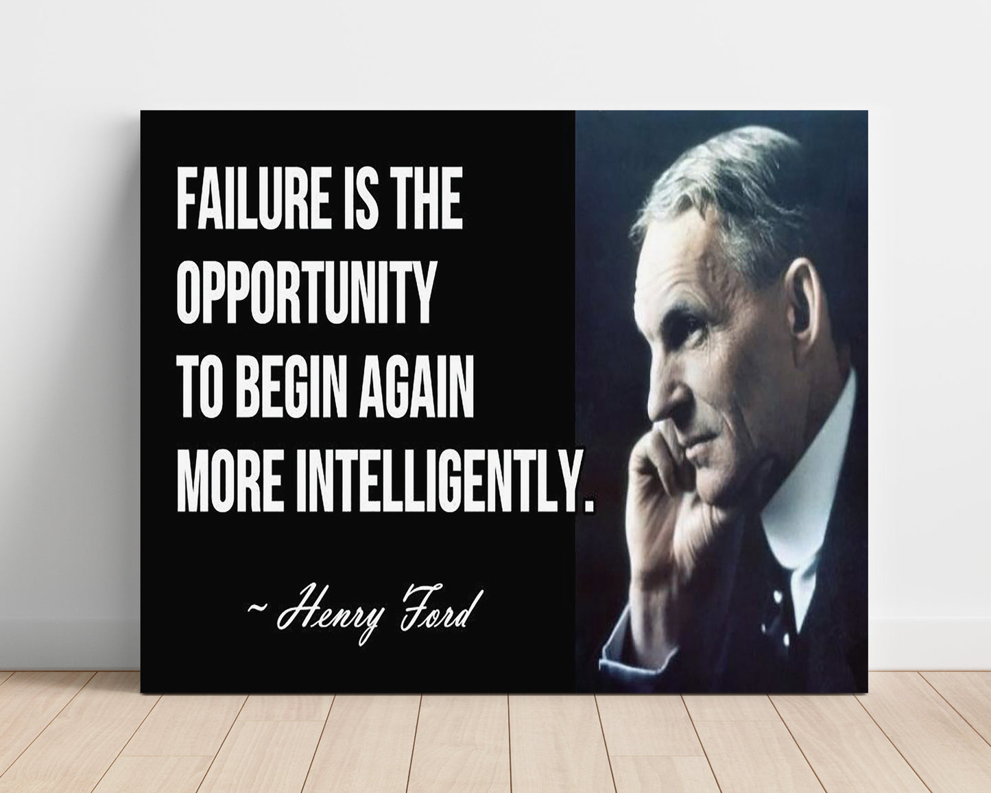 Henry Ford Smarter restarts Quote Print 16x20 Unframed Print quote wall art print