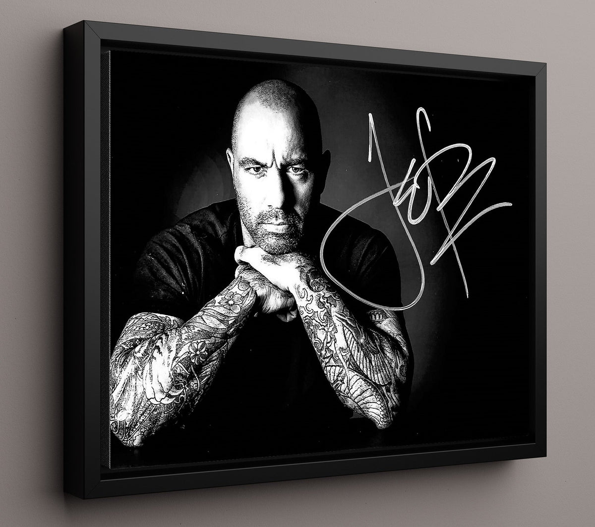 Joe Rogan Signed intensity Quote Print 16x20 Gallery Frame quote wall art print